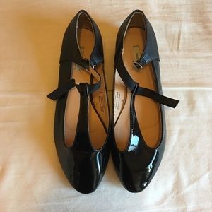 Black T-strap Flats from Urban Outfitters